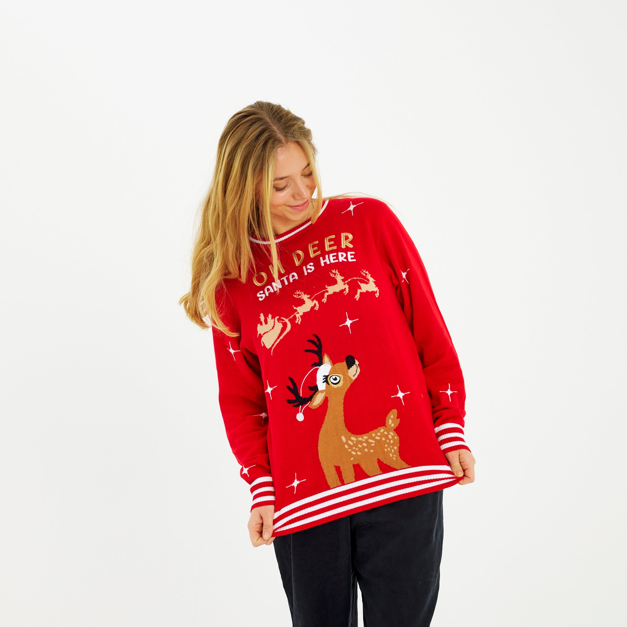 Oh Deer Sweater - Dam.
